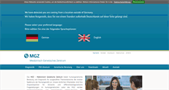 Desktop Screenshot of mgz-muenchen.de